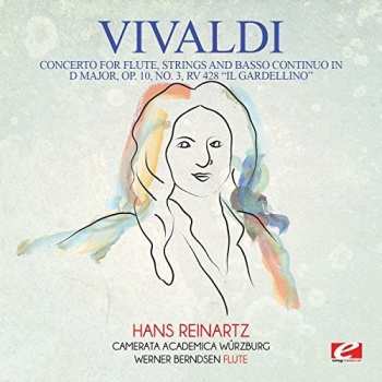 CD Antonio Vivaldi: Concerto For Flute Strings & Basso Continuo In D