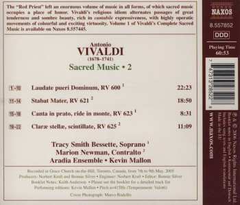 CD Antonio Vivaldi: Laudate Pueri Dominum, RV 600 • Stabat Mater, RV 621 • Canta In Prato, RV 623 427140
