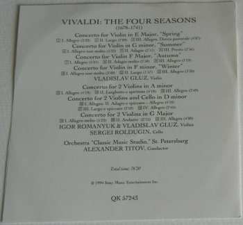 CD Antonio Vivaldi: The Four Seasons 522438