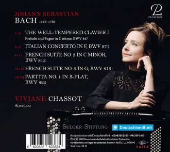 CD Viviane Chassot: Pure Bach 434350
