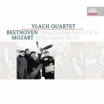 Album Vlach Quartet: Beethoven: String Quartets Nos. 1-7 & 14; Mozart: String Quartet No. 15