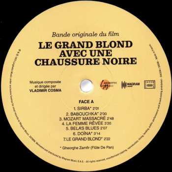 LP Vladimir Cosma: Le Grand Blond Avec Une Chaussure Noire / Salut L'Artiste 62921
