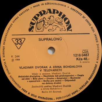 LP Jiřina Bohdalová: V Televarieté