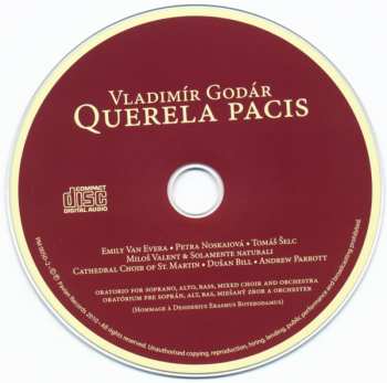 CD Vladimír Godár: Querela Pacis 52424