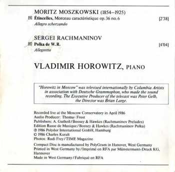 CD Vladimir Horowitz: Horowitz In Moscow 44689