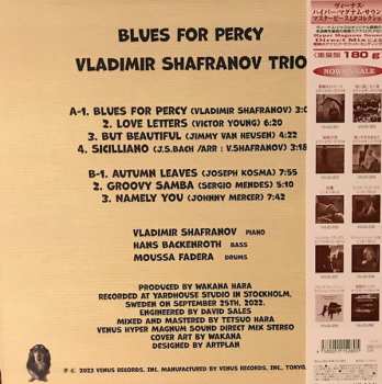 LP Vladimir Shafranov Trio: Blues For Percy 503349