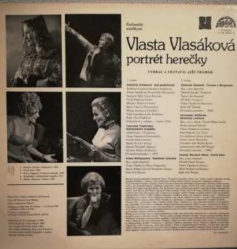 LP Vlasta Vlasáková: Portrét Herečky 436446