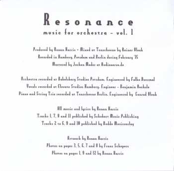 CD VNV Nation: Resonance - Music For Orchestra Vol. 1 30187