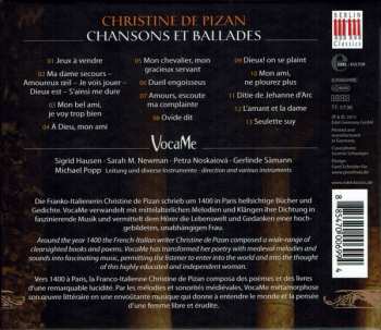 CD VocaMe: Christine De Pizan (Chansons Et Ballades) 363908