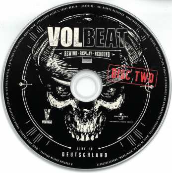 2CD Volbeat: Rewind, Replay, Rebound: Live In Deutschland 30445