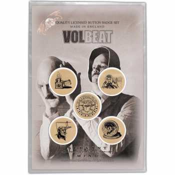Merch Volbeat: Volbeat Button Badge Pack: Servant Of The Mind