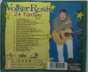 CD Volker Rosin: 24 Türchen - Meine Schönsten Hits Zur Weihnachtszeit 508439