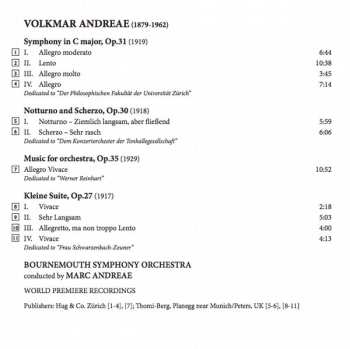 CD Volkmar Andreae: Orchestral Music 190524