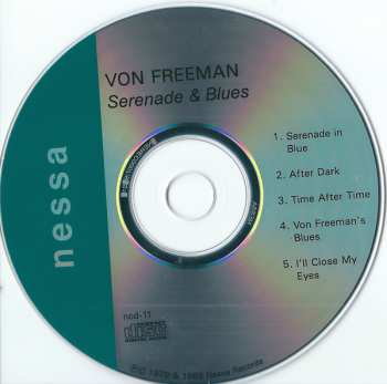 CD Von Freeman: Serenade & Blues 510411