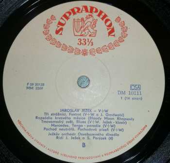 7LP/Box Set Voskovec + Werich: Jaroslav Ježek - V + W (7x10" + BOX + BOOKLET)