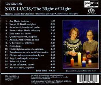 SACD Vox Silentii: Nox Lucis / The Night Of Light 116681