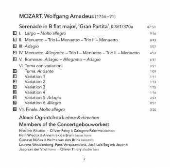 SACD Wolfgang Amadeus Mozart: Gran Partita 425807