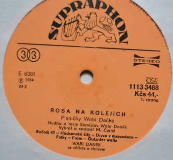 LP Wabi Daněk: Rosa Na Kolejích (Písničky Wabi Daňka) 43018