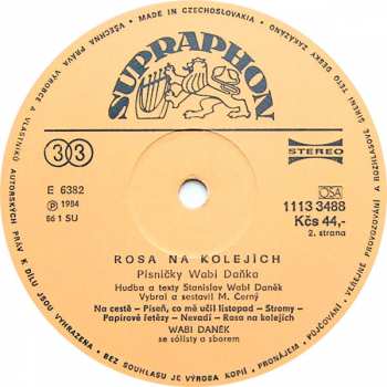 LP Wabi Daněk: Rosa Na Kolejích (Písničky Wabi Daňka) 106675