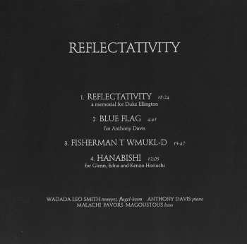CD Wadada Leo Smith: Reflectativity 184385