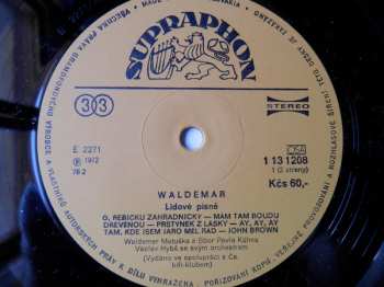 LP Waldemar Matuška: Lidové Písně 97680