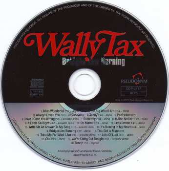 2CD Wally Tax: Bridges Are Burning  LTD 280906