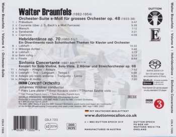 SACD Walter Braunfels: Hebridentänze Für Klavier Und Orchester | Sinfonia Concertante | Orchester-Suite 478096