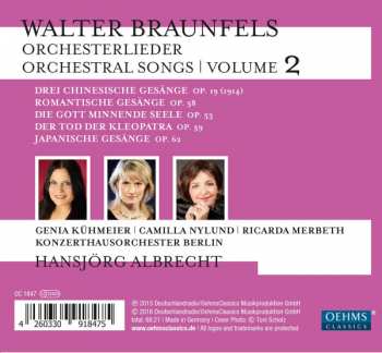 CD Walter Braunfels: Orchestral Songs︱Volume 2 322818