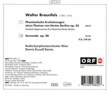 CD Walter Braunfels: Phantastische Erscheinungen Op. 25 / Serenade Op. 20 183520