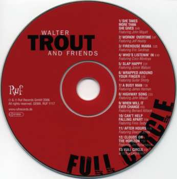 CD Walter Trout And Friends: Full Circle 185857