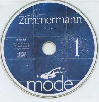 3CD Walter Zimmermann: Voces 308144