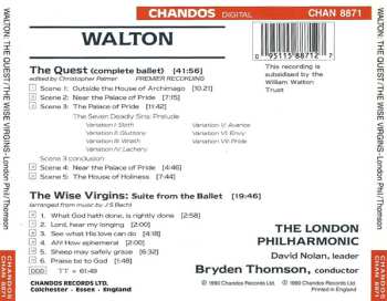 CD Sir William Walton: The Quest (Complete Ballet) / The Wise Virgins (Ballet Suite) 469706
