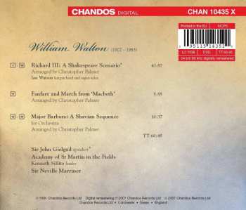 CD Sir William Walton: Music From The Olivier Films: Richard III 455807