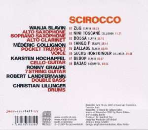 CD Wanja Slavin Quintet: Scirocco 283795