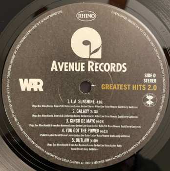2LP War: Greatest Hits 2.0 393838