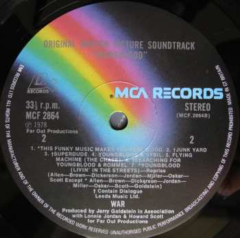 LP War: Youngblood (Original Motion Picture Soundtrack)