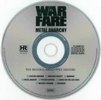CD Warfare: Metal Anarchy The Original Metal-Punk Sessions 106126