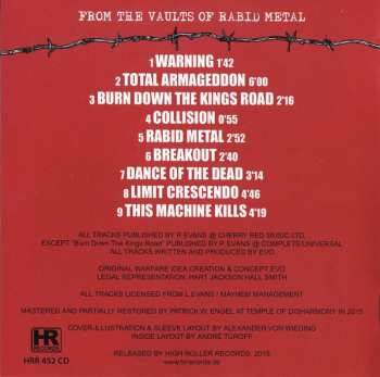 CD Warfare: Pure Filth From The Vaults Of Rabid Metal 244804