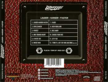 CD Warrant: Louder ◊ Harder ◊ Faster 21957