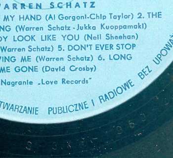 LP Warren Schatz: Warren Schatz 68922