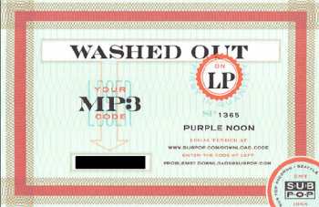LP Washed Out: Purple Noon 435679