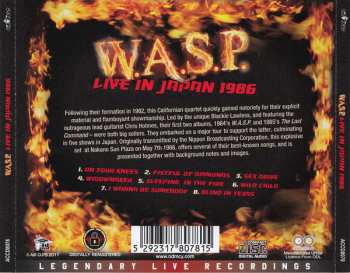 CD W.A.S.P.: Live In Japan 1986