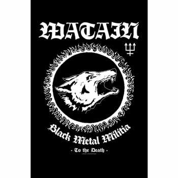 Merch Watain: Textilní Plakát Black Metal Militia