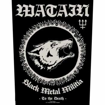 Merch Watain: Zádová Nášivka Black Metal Militia