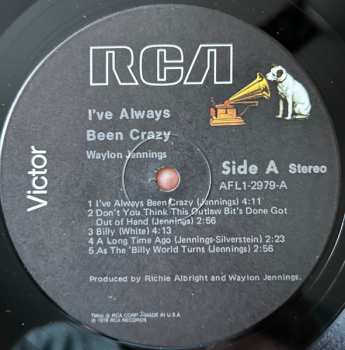 LP Waylon Jennings: I've Always Been Crazy