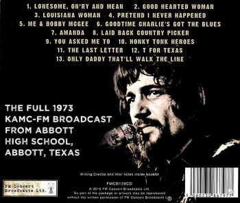 CD Waylon Jennings: Return Of The Outlaw (The Abbott, Texas Broadcast: 1973) 258239