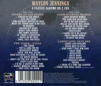 2CD Waylon Jennings: Singer Of Sad Songs + The Taker / Tulsa + Good Hearted Woman + Ladies Love Outlaws 103863