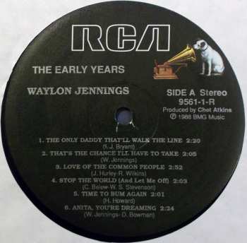 LP Waylon Jennings: The Early Years 155531