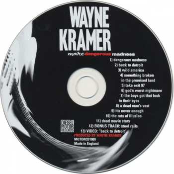 CD Wayne Kramer: More Dangerous Madness 227567