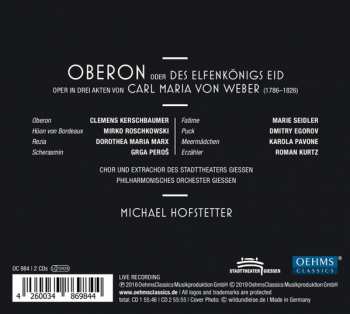 2CD Carl Maria von Weber: Oberon 438113